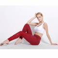 Estilos de moda mulheres esporte usam mulheres bandagem calças de yoga leggings